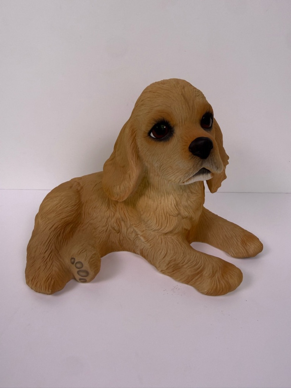 Lenox Vintage Cocker Spaniel Puppy Dog Figurine 1991 Porcelain Collectible